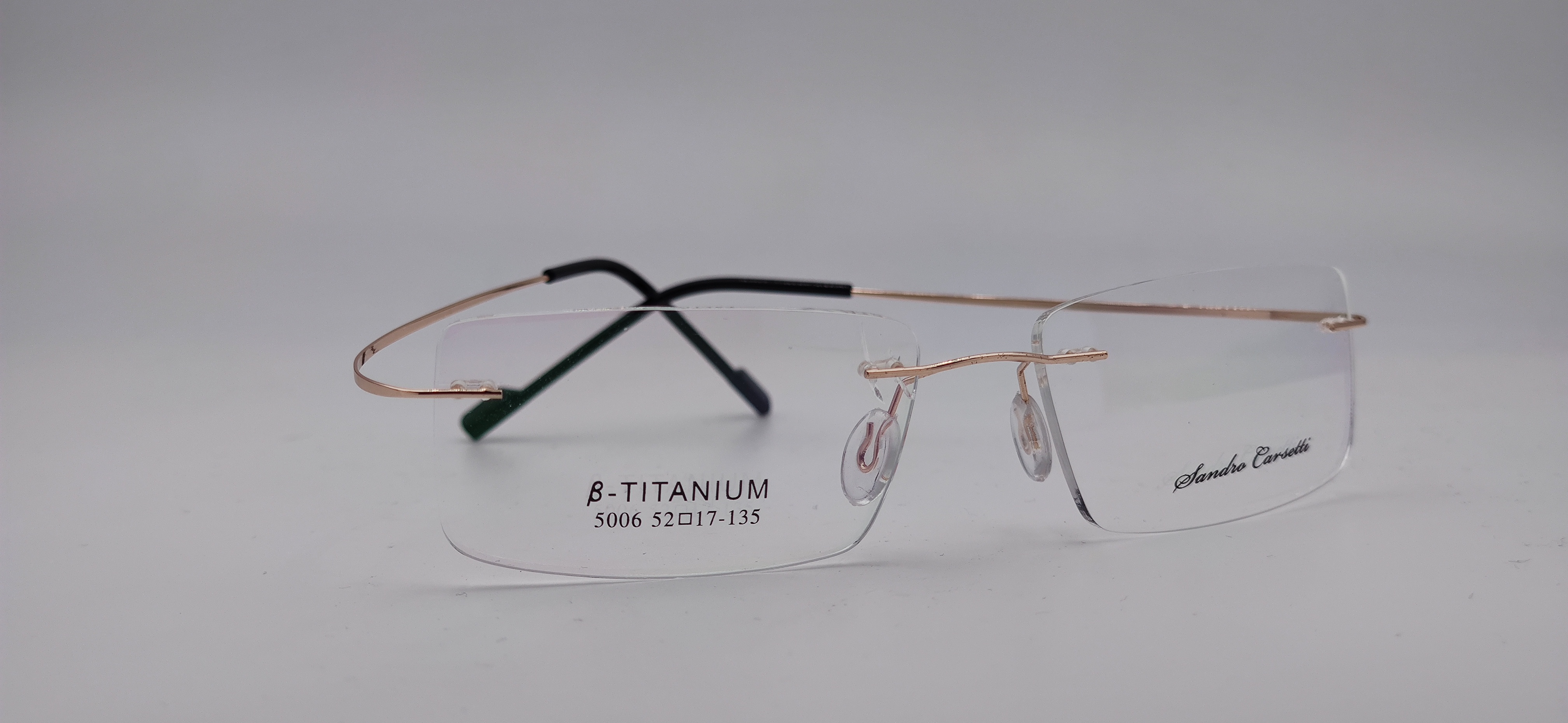 Диоптрична рамка Sandro Carsetti Titanium 5006 Gold - Image 2